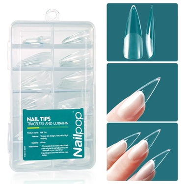 Nailpop 120pcs Acrylic Nails Fake Capsule